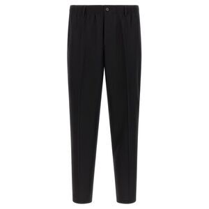 CELLAR DOOR Black Virgin Wool Men's Pants